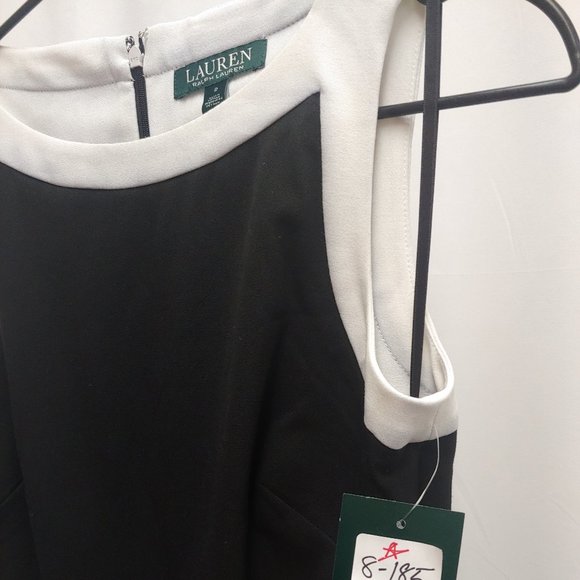 LAUREN RALPH LAUREN - CAPRI TRPICL-MARCOS 2 TONE BLACK/WHITE - Picture 5 of 7